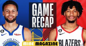 golden state warriors vs portland trail blazers match player stats