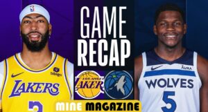 lakers vs timberwolves match player stats